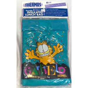 Garfield Thermos Insulated Lunch Bag Tote NEW IN PACKAGE 1980s VTG